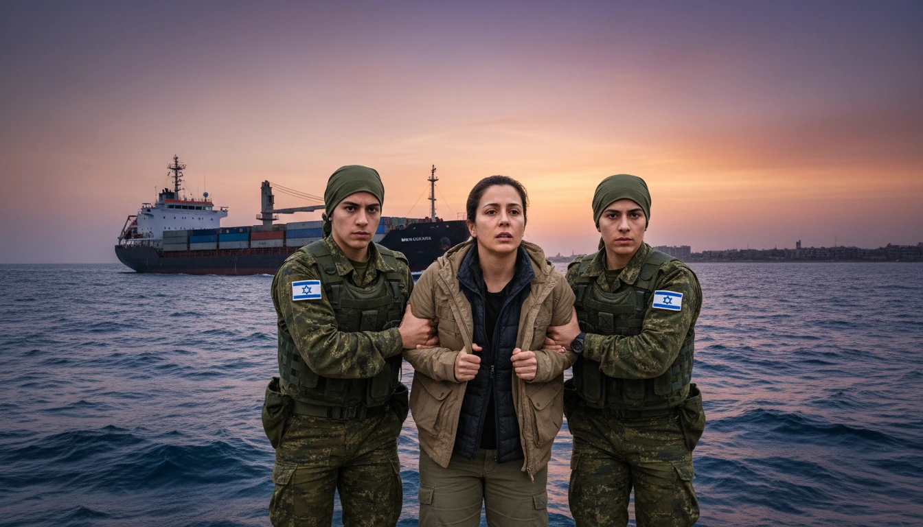 Advogada ariadne telles é sequestrada por israel durante tentativa de romper bloqueio a gaza em missão humanitária