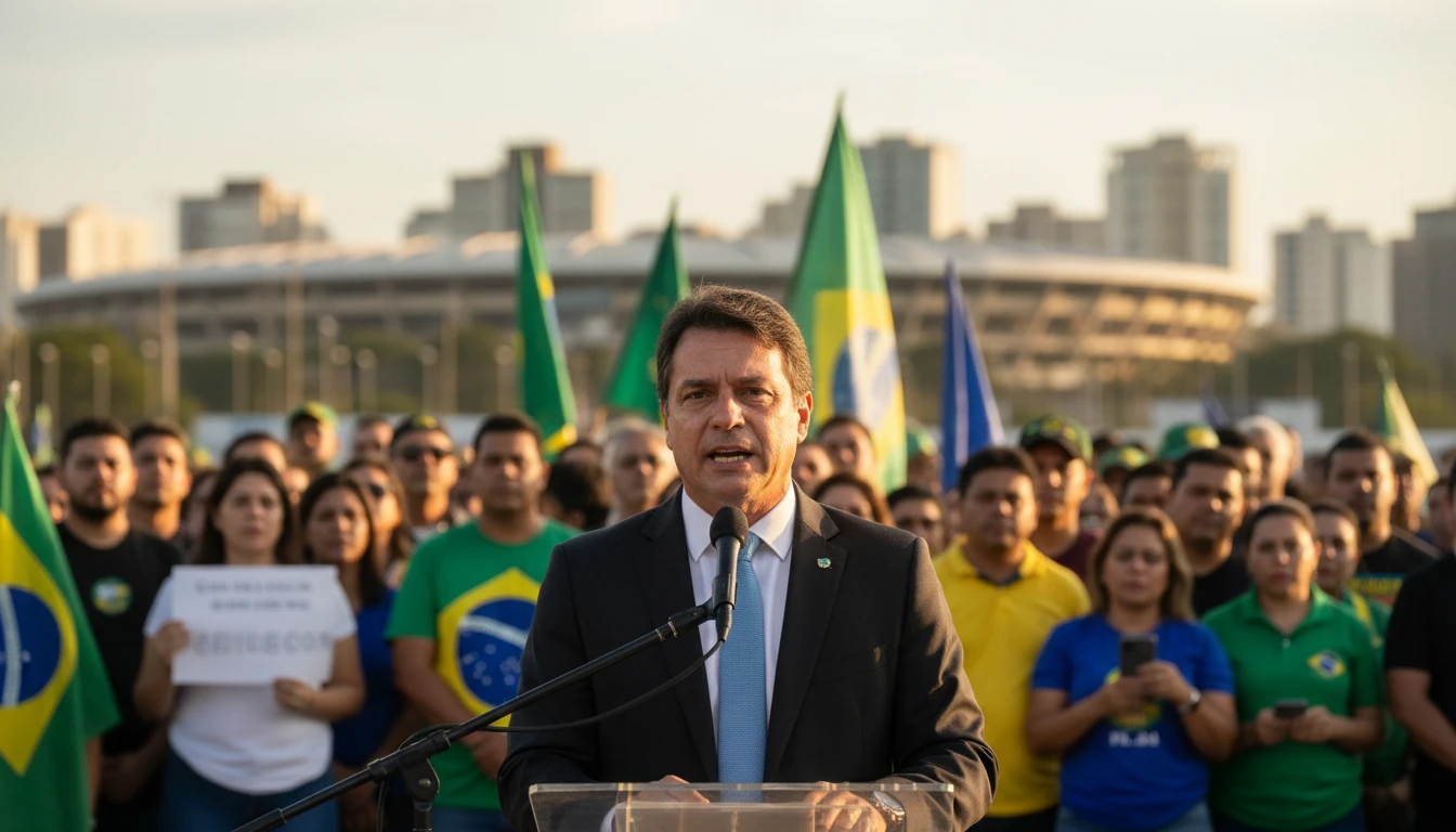 Governador de minas gerais participa de ato em bh e critica o governo federal e o stf