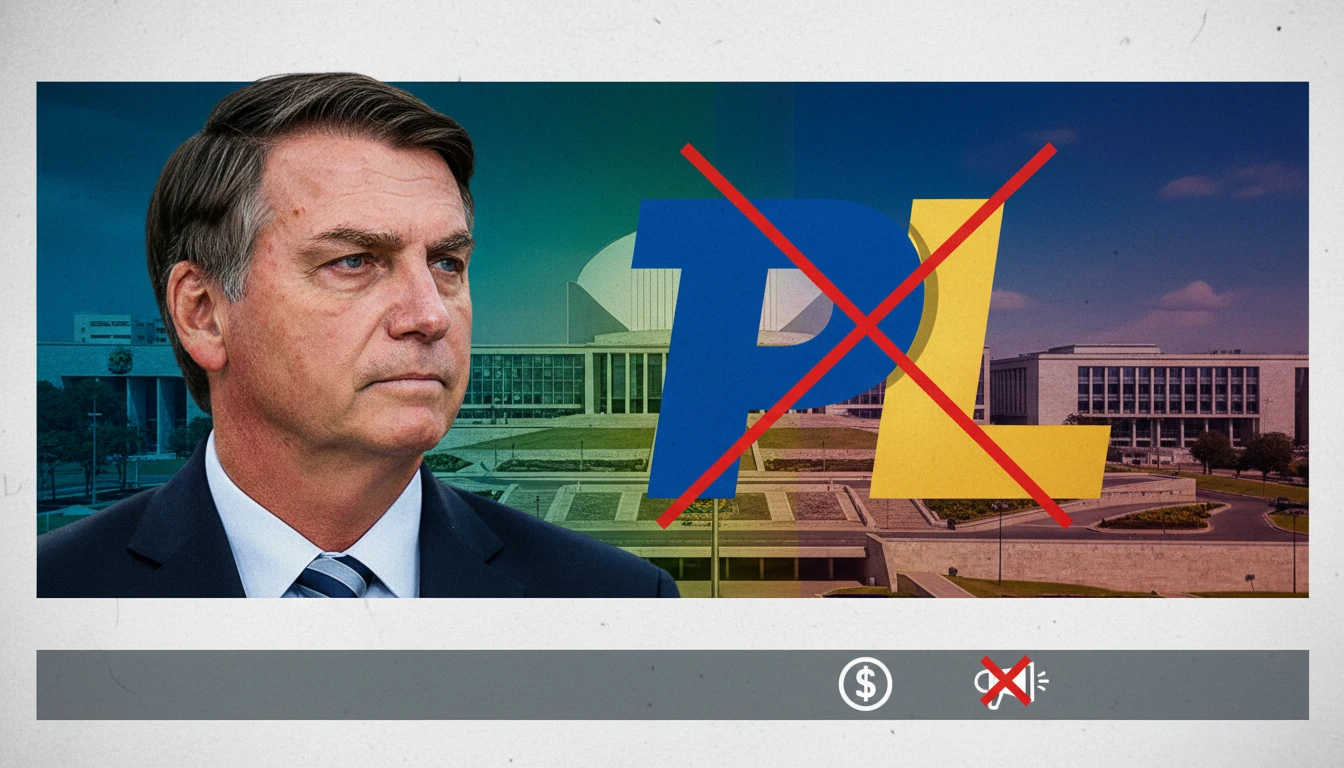 Partido de bolsonaro suspende pagamento de salários e atividades partidárias do ex-presidente