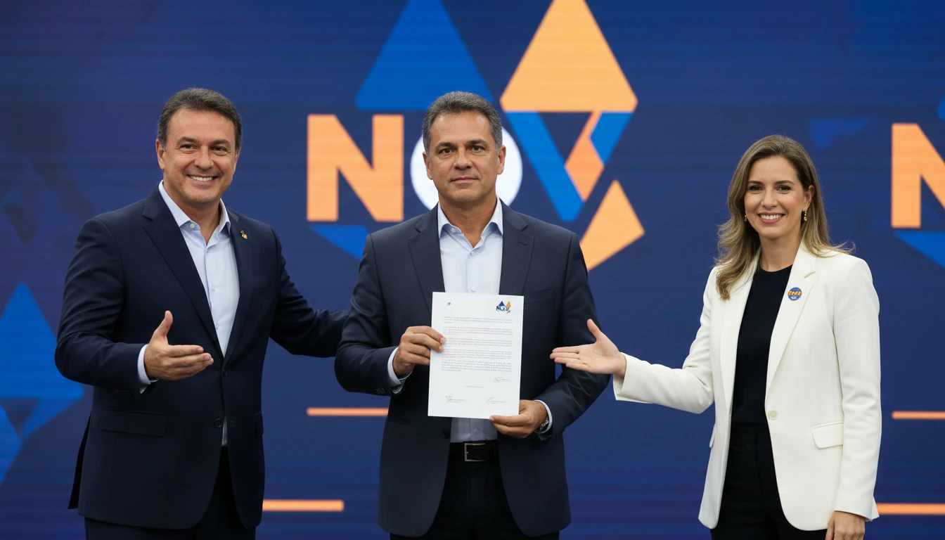 Partido novo oficializa apoio à reeleição de tarcísio e confirma ricardo salles ao senado