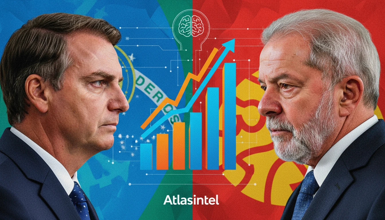 Pesquisa atlasintel aponta empate técnico entre flávio bolsonaro e lula no segundo turno
