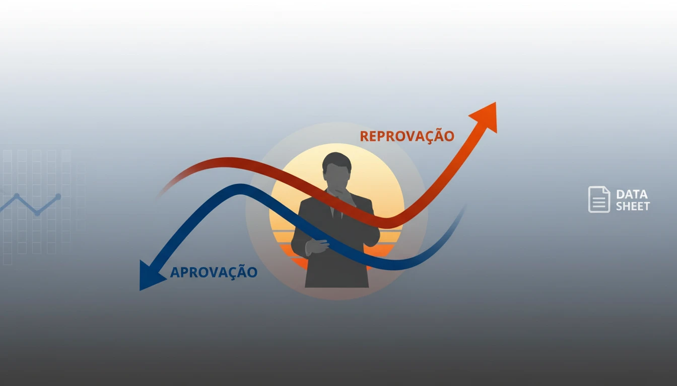 Pesquisa datafolha aponta queda na aprovação e aumento da reprovação do governo lula