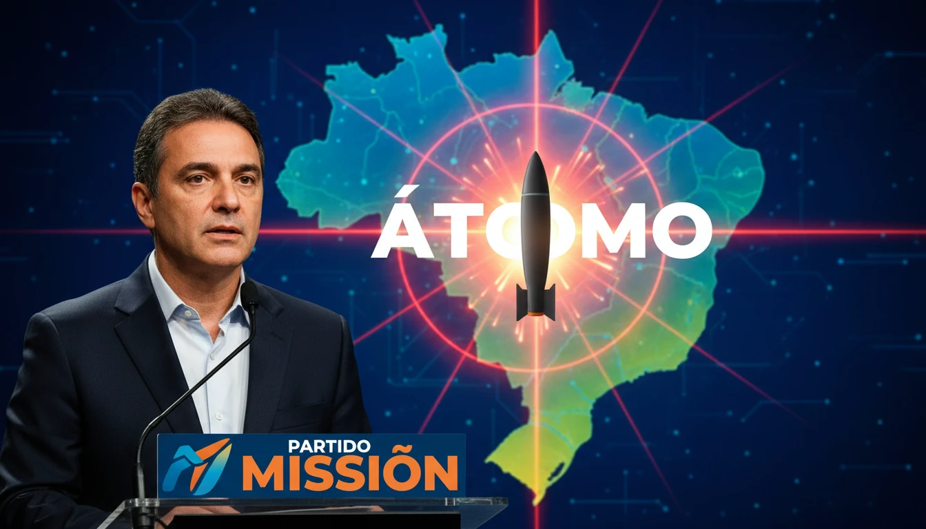 Renan santos, pré-candidato do partido missão, defende discussão sobre bomba atômica no Brasil